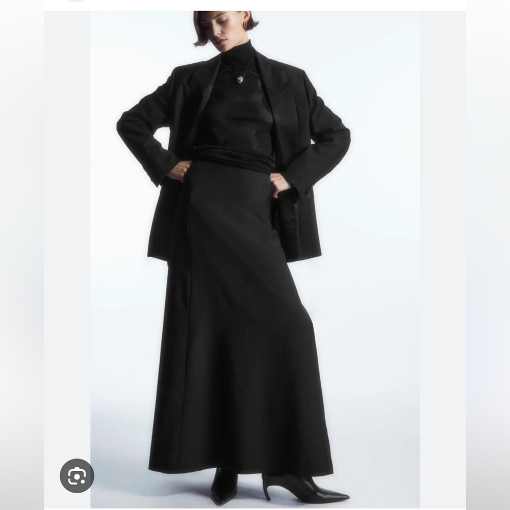 COS Wool Maxi Skirt US12